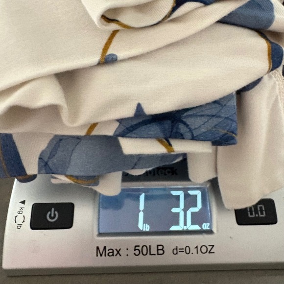 Soma Cool Nights Womens XXL Blue Floral Print Kimono Robe Lightweight Loungewear - Picture 8 of 8